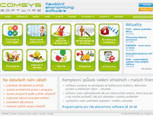 Tablet Screenshot of comsys-sw.cz